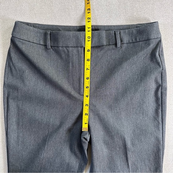 Talbots High Waist Straight Pant. 8 Petite. Gray. - Picture 8 of 9